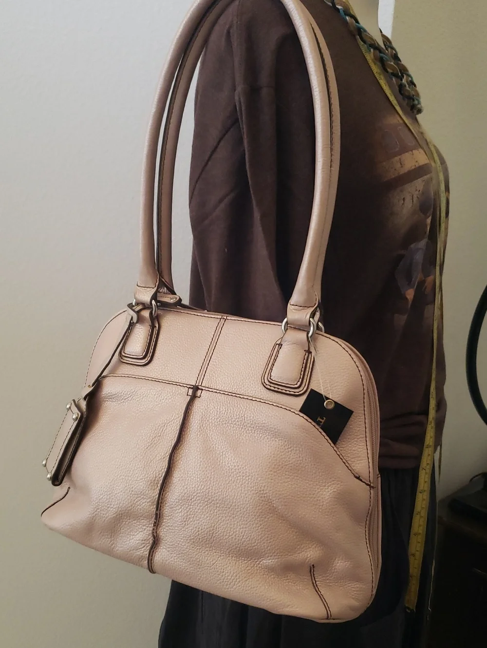 NWT Tignanello Blush Pink Satchel